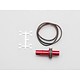 FCD Gear x1.8 Solid Axle Set for Rear- Red - DISCONTINUED