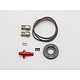 FCD Gear x1.3 Solid Axle Set for Rear - Red - DISCONTINUED