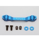 Yokomo SD-300R25 - Aluminium Rear Suspension Mount Rear Side Toe-In 2.5° - Blue