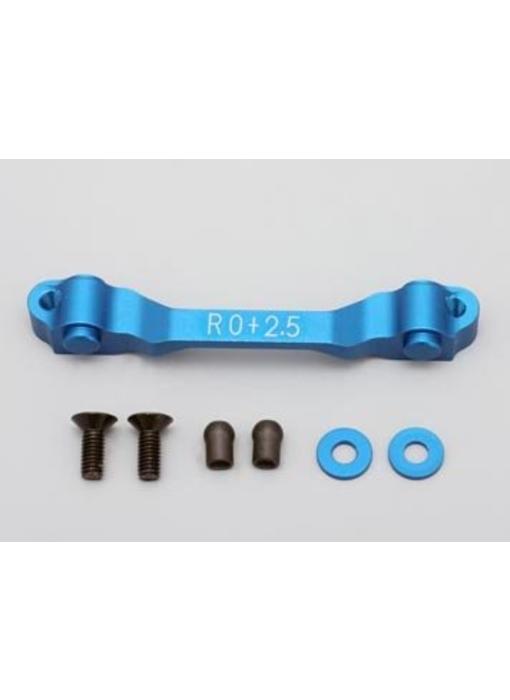 Yokomo Aluminium Rear Suspension Mount Rear Side Toe-In 2.5° - Blue