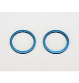 Yokomo SD-501R - Aluminium Joint Ring for Differential / Solid Axle - Blue (2pcs)