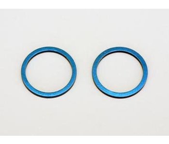 Yokomo Aluminium Joint Ring for Differential / Solid Axle - Blue (2pcs)