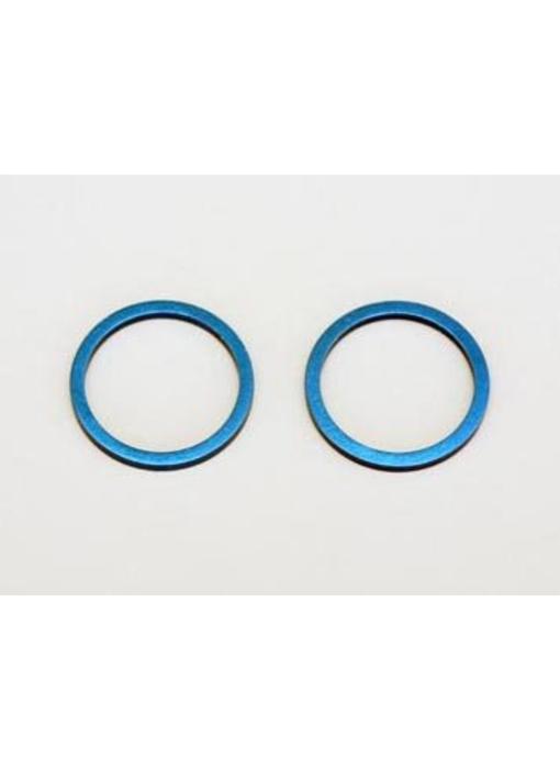 Yokomo Aluminium Joint Ring for Differential / Solid Axle - Blue (2pcs)