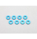 Yokomo ZC-A2510A - Aluminium Shim φ2.5mm x φ5.0mm x 1.0mm - Blue (8pcs)