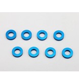 Yokomo ZC-A3615A - Aluminium Shim φ3.0mm x φ6.0mm x 1.5mm - Blue (8pcs)