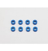 Yokomo ZC-A3630A - Aluminium Shim φ3.0mm x φ6.0mm x 3.0mm - Blue (8pcs)