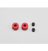 Yokomo ZSR-412S - Anti-Roll Bar Stopper - Red (2pcs) - DISCONTINUED