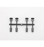 Yokomo YS-S6MA - Plastic Shock Cap / Shock End Set (4set)