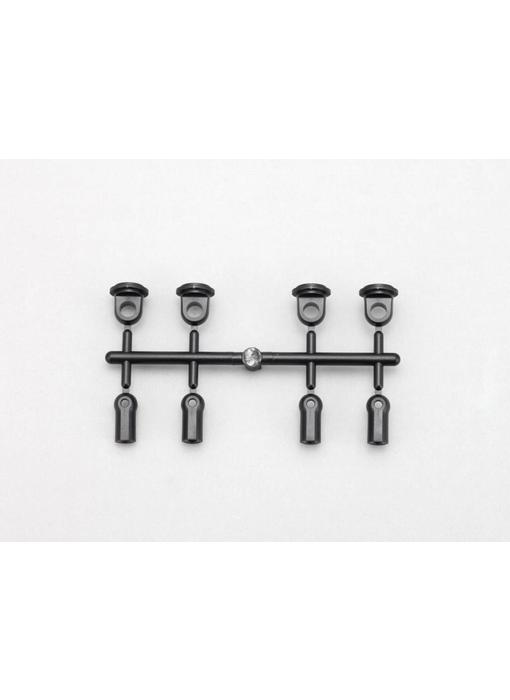 Yokomo Plastic Shock Cap / Shock End Set (4set)