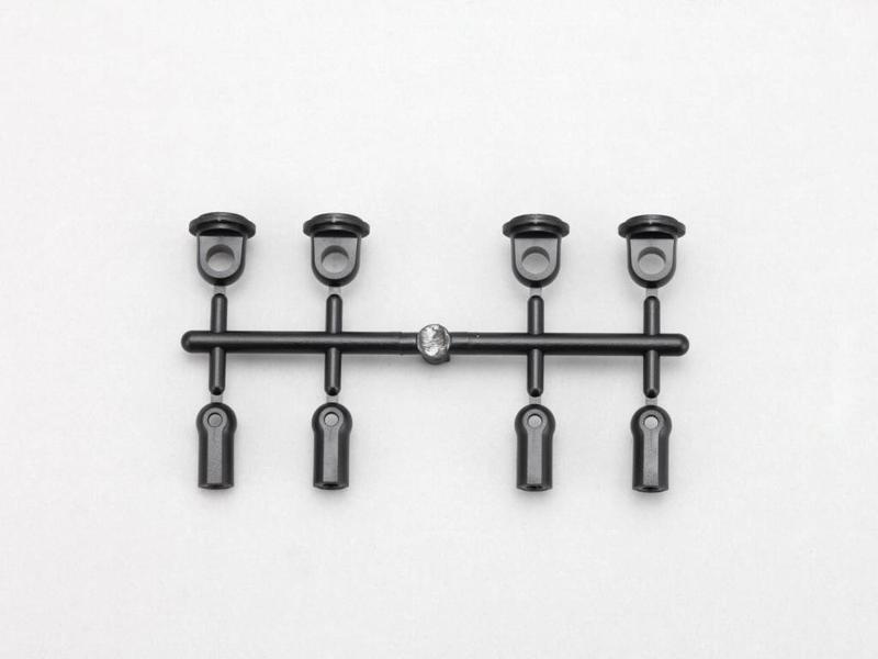 Yokomo YS-S6MA - Plastic Shock Cap / Shock End Set (4set)