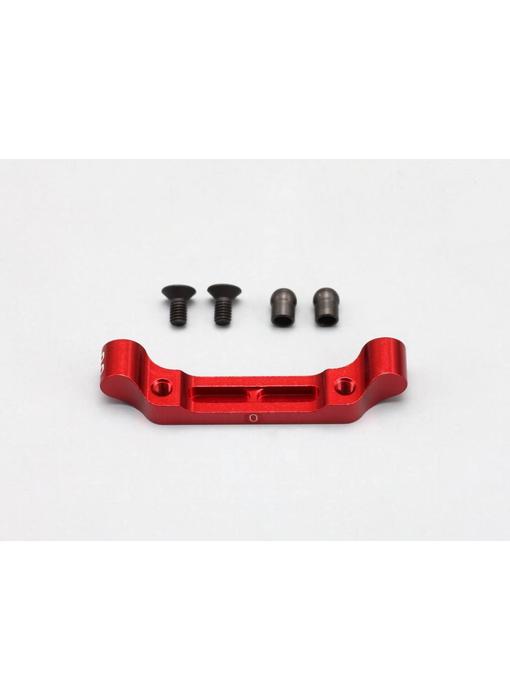 Yokomo Aluminium Rear Suspension Mount Rear Side 42mm Toe-In 0° - Red - DISCONTINUED