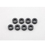 Yokomo ZC-A3630BA - Aluminium Shim φ3.0mm x φ6.0mm x 3.0mm - Black (8pcs)