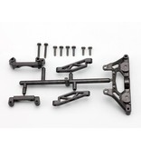 Yokomo SD-002BA - Chassis Brace Set for Front and Rear