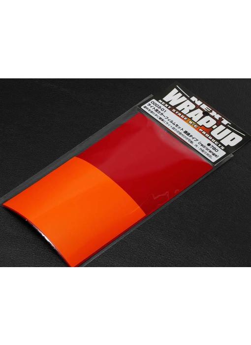 WRAP-UP Next Color Lens Film Set - Red / Orange