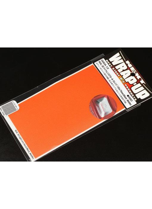 WRAP-UP Next REAL 3D Lens Decal Block Middle 130mm x 75mm - Orange