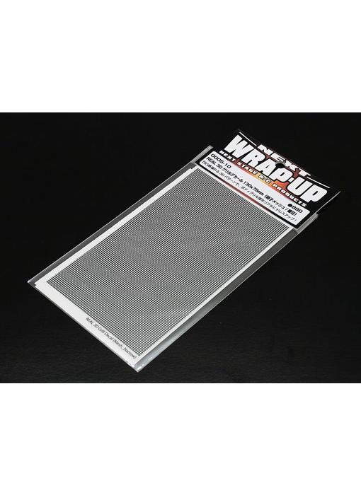 WRAP-UP Next REAL 3D Gril Decal Grid Mesh Thin 130mm x 75mm Transparant Base