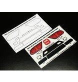 WRAP-UP Next 0016-02 - REAL 3D Detail Up Decal Set for Yokomo 180SX Street Kouki (Late Version)