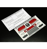 WRAP-UP Next 0016-03 - REAL 3D Detail Up Decal Set for Yokomo 180SX Koguchi Zenki (Early Version)