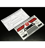 WRAP-UP Next 0016-04 - REAL 3D Detail Up Decal Set for Yokomo 180SX Koguchi Kouki (Late Version)