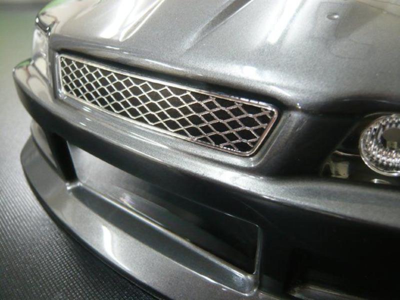 WRAP-UP Next 0023-04 - REAL 3D Front Grill & Door Handle Decal Set for Yokomo C35 Laurel Type-B