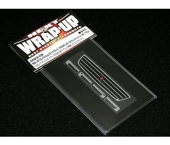 WRAP-UP Next REAL 3D Front Grill & Door Handle Decal Set for Yokomo JZX-100 Chaser Street Type-A