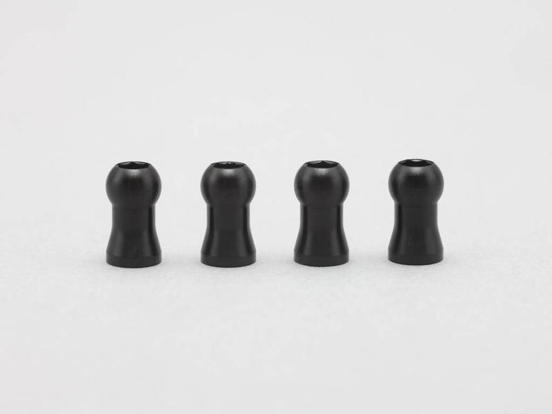 Yokomo Y4-S8A - Shock Cap Ball for Shock Set SLF Big Bore (4pcs)