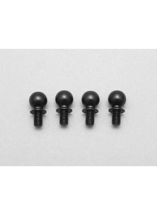 Yokomo King Pin Ball +1mm with Button Head with 3mm ISO Thread for Aluminum Steering Knuckle (4pcs)