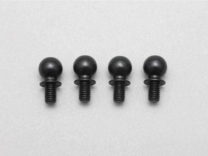 Yokomo IB-414KB1A - King Pin Ball +1mm with Button Head with 3mm ISO Thread for Aluminum Steering Knuckle (4pcs)