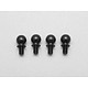 King Pin Ball +1mm with Button Head with 3mm ISO Thread for Aluminum Steering Knuckle (4pcs)
