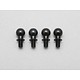 King Pin Ball +2mm with Button Head with 3mm ISO Thread for Aluminum Steering Knuckle (4pcs) - DISCONTINUED