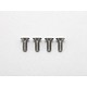 Precision Machined Titanium Hex Screw Flat Head M3 x 8mm (4pcs)