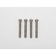 Precision Machined Titanium Hex Screw Button Head M3 x 25mm (4pcs)