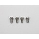 Precision Machined Titanium Hex Screw Button Head M3 x 6mm (4pcs)