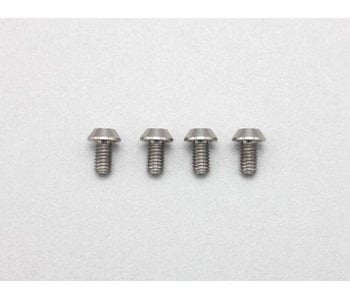 Yokomo Precision Machined Titanium Hex Screw Button Head M3 x 5mm (4pcs)