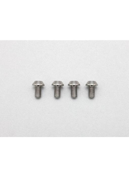 Yokomo Precision Machined Titanium Hex Screw Button Head M3 x 5mm (4pcs)