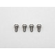 Precision Machined Titanium Hex Screw Button Head M3 x 5mm (4pcs)