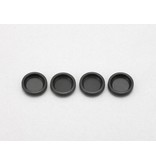 Yokomo B7-8DF16 - Bladder Fluorine Rubber Type for Big Bore Shock Longlife - Black (4pcs)