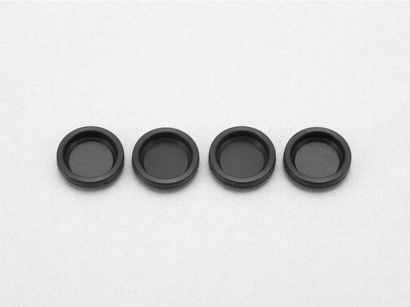 Yokomo B7-8DF16 - Bladder Fluorine Rubber Type for Big Bore Shock Longlife - Black (4pcs)