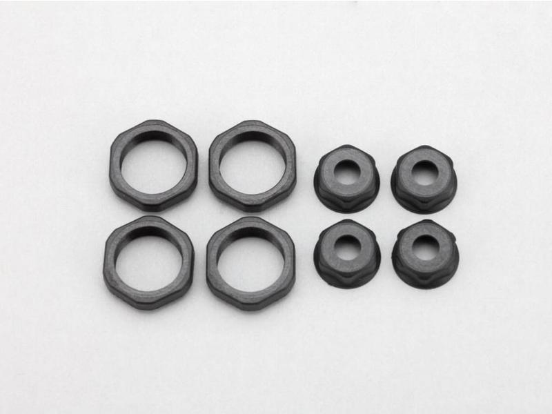 Yokomo YS-S4AJMA - Ride Height Ring / O-Ring Cap for Plastic Shock (4pcs)