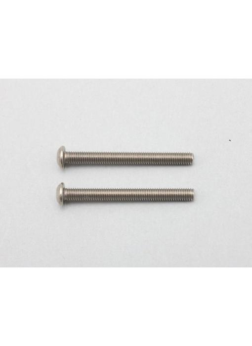 Yokomo Titanium Hex Screw Button Head M3×30mm (2pcs)