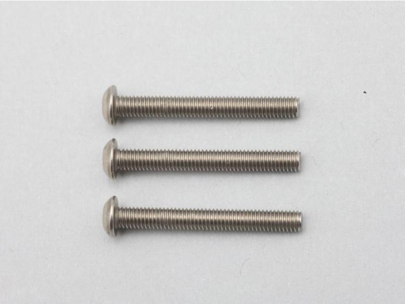 Yokomo ZC-BH325TA - Titanium Hex Screw Button Head M3×25mm (3pcs)