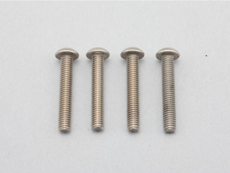 Yokomo ZC-BH318TA - Titanium Hex Screw Button Head M3×18mm (4pcs)