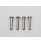 Yokomo ZC-BH315TA - Titanium Hex Screw Button Head M3×15mm (4pcs)