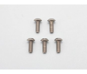 Yokomo Titanium Hex Screw Button Head M3×8mm (5pcs)