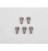 Yokomo ZC-BH36TA - Titanium Hex Screw Button Head M3×6mm (5pcs)