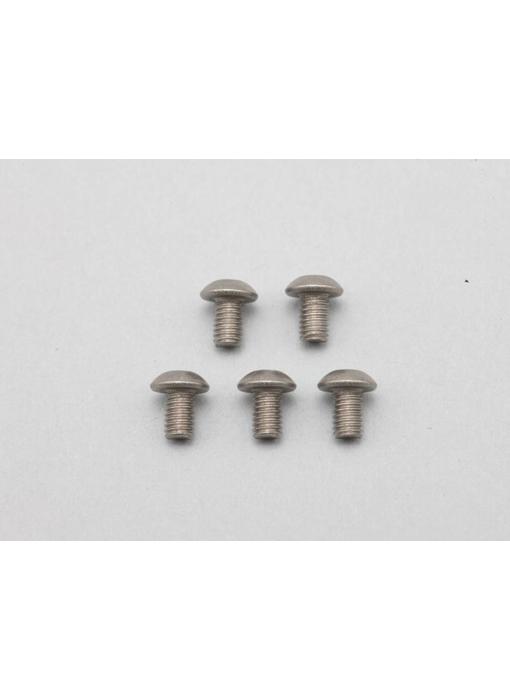 Yokomo Titanium Hex Screw Button Head M3×5mm (5pcs)