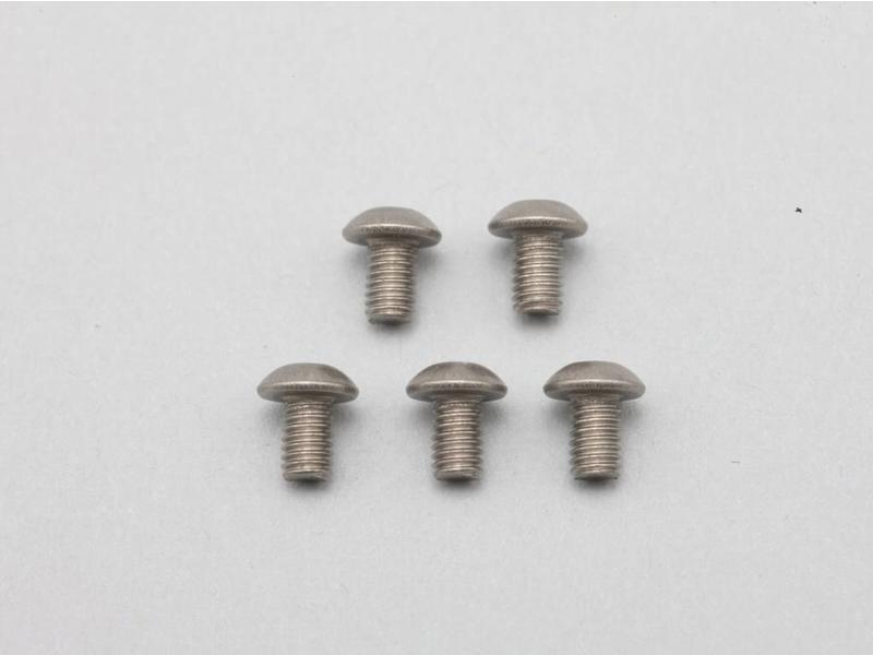 Yokomo ZC-BH35TA - Titanium Hex Screw Button Head M3×5mm (5pcs)