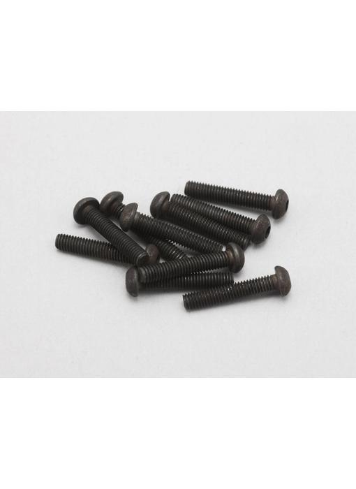 Yokomo Steel Hex Screw Button Head M3×16mm (10pcs)