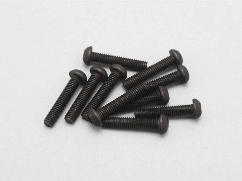 Yokomo ZC-BH315A - Steel Hex Screw Button Head M3×15mm (10pcs)