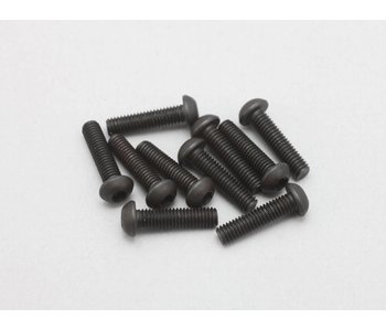 Yokomo Steel Hex Screw Button Head M3×12mm (10pcs)